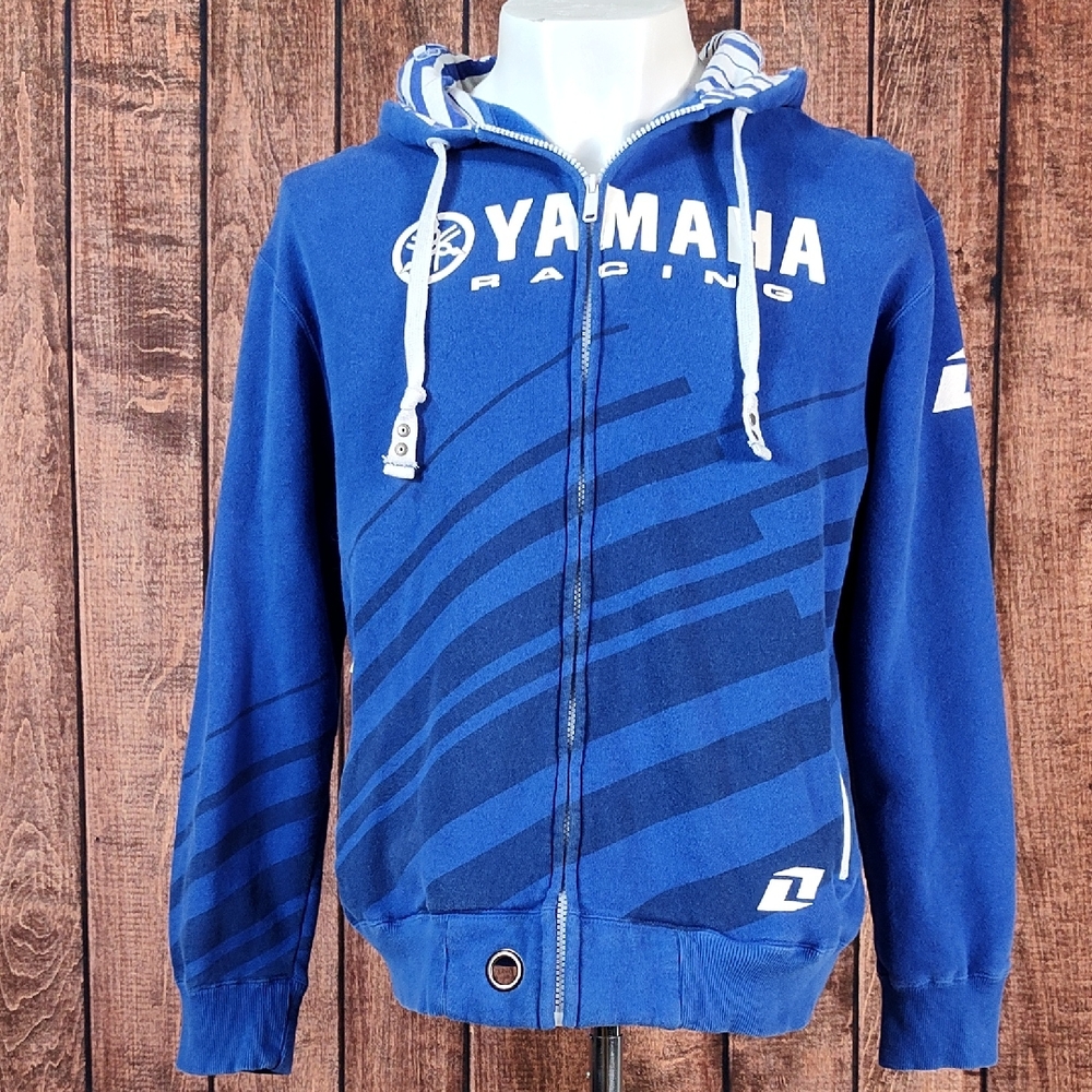 Rare One Industries Heavy Fleece Yamaha Racing Jacket Mint Condition